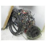 LARGE PILE OF WIRES