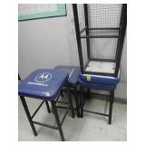 4 MOTOROLA STOOLS 4 MOTOROLA STOOLS
