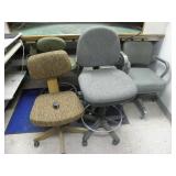 5 OFFICE CHAIRS 5 OFFICE CHAIRS