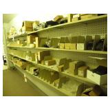 SHELVES FULL OF NIB MOTORORLA PARTS SHELVES FULL OF NIB MOTORORLA PARTS
