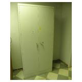 2 DOOR METAL CABINET