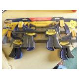 NEW IRWIN QUICK-GRIP CLAMPS NEW IRWIN QUICK-GRIP CLAMPS