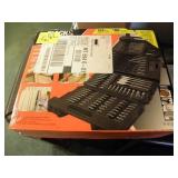 NIB 129PC BLACK AND DECKER TOOL SET