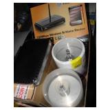 2 WIRELESS ROUTERS NIB, BLANK DISCS 2 WIRELESS ROUTERS NIB, BLANK DISCS