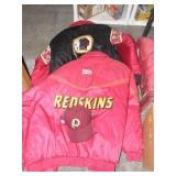 WASHINGTON REDSKINS JACKETS AND HAT WASHINGTON REDSKINS JACKETS AND HAT