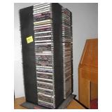 ROTATING CD DISPLAY FULL OF CD ROTATING CD DISPLAY FULL OF CD