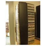 ROTATING CD DISPLAY FULL OF CD ROTATING CD DISPLAY FULL OF CD