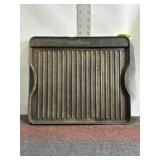 CAMP CHEF CAST IRON GRIDDLE, 14" X 15 1/2"