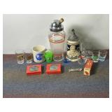 VINTAGE BEER ADVERTISING & ITEMS, BELT BUCKLES