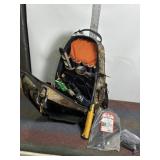 KLEIN TOOLS BACKPACK FULL OF HAND TOOLS