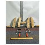WOOD WORKING SCREW CLAMPS, C-CLAMPS