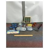 CHILDS TEA SETS, WOOD GAME, KALEIDOSCOPE, VNTG