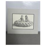 DON GREYTAK SIGNED PRINT, 10" X 8"