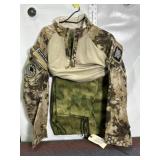 VERTX CAMO JAXKET W/ NON MATCHING CAMO PANTS, SZ L