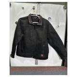 TOUGH DUCK SZ L BLACK COAT