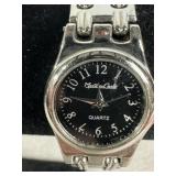 MONTERS CARLO SILVER TONE WOMENS WRIST WATCH