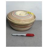 VINTAGE CERAMIC BOWL W/ LID