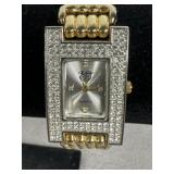 EJ GOLD TONE W/ STONES WOMENS WRIST WATCH