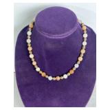 GEMSTONE BEADED NECKLACE