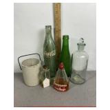VINTAGE SODA, GLUE, & MEDICINE BOTTLES