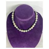 MULTI COLORED FAUX PEARL NECKLACE