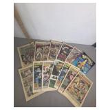 SEVERAL VINTAGE COMIC BOOK, SOME DAMAGE