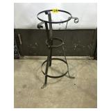 VINTAGE METAL PLANT STAND, 28 1/2" T