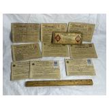 SEVERAL WAR RATION BOOKS, DILL