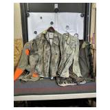 5 XL CAMO HUNTING SHIRTS, MOSSY OAK, COLUMBIA
