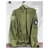TACTICAL SEFRIS SZ.L GREEN FLEECE JACKETS