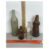 ANTIQUE & VINTAGE GLAS BOTTLES