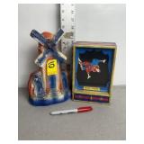 MAGIC DANCER MUSIC BOX, WINDMILL CERAMIC FIGURE