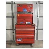 SNAP-ON 2 PIECE ROLLING TOOL BOX, 56 1/2" T X 35"L
