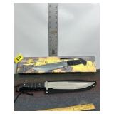 SILENT EXTRACTOR 16" BOWIE KNIFE W/ SHEATH IN BOX