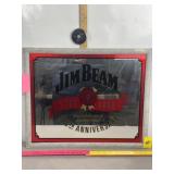 JIM BEAM 200TH ANNIVERSARY HANGING MIRROR ADVERT.