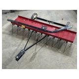 CRAFTSMAN 40" TINE DETHATCHER, WHEEL HAS DAMAGE