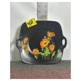 ANTIQUE ROYAL WINTON HAND PAINTED POPPY PLATE