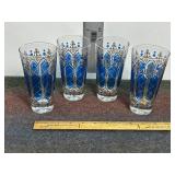 SET OF 4 MID-CENTURY GLASSES