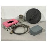 PUMP ATTACHMENT, TISSUE BOX, BUCKET LID