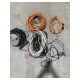 SEVERAL EXTENSION CORDS