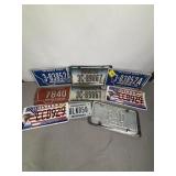 SEVERAL LICENSE PLATES