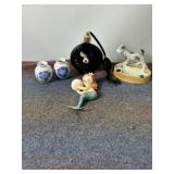 LEFTON MERMAID, PERFUME BOTTLE, JAPAN DOG FIGURE