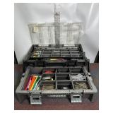 HUSKY TOOLBOX FULL OF HARDWARE & TOOLS
