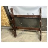 4 GUN WALL HANGING GUN RACK, 29" T X 25 1/2" L