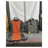 SET OF 2 PADDED STADIUM CHAIRS