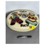 HAND PAINTED GERMAN BED WARMER
