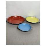 3 PIECE NESTING ENAMELWARE SET MADE IN YUGOLAVIA
