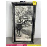 "WINTER WHITE TAILS" DONNA COX, MT MARBLE ENGRAVIG