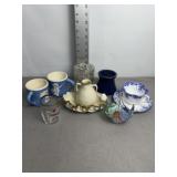 MURANO GLASS SWAN, TEA CUP & SAUCER, GLASSWARE