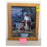 HOLOGRAPHIC ANGEL & CHILDREN ON BRIDGE PICTURE